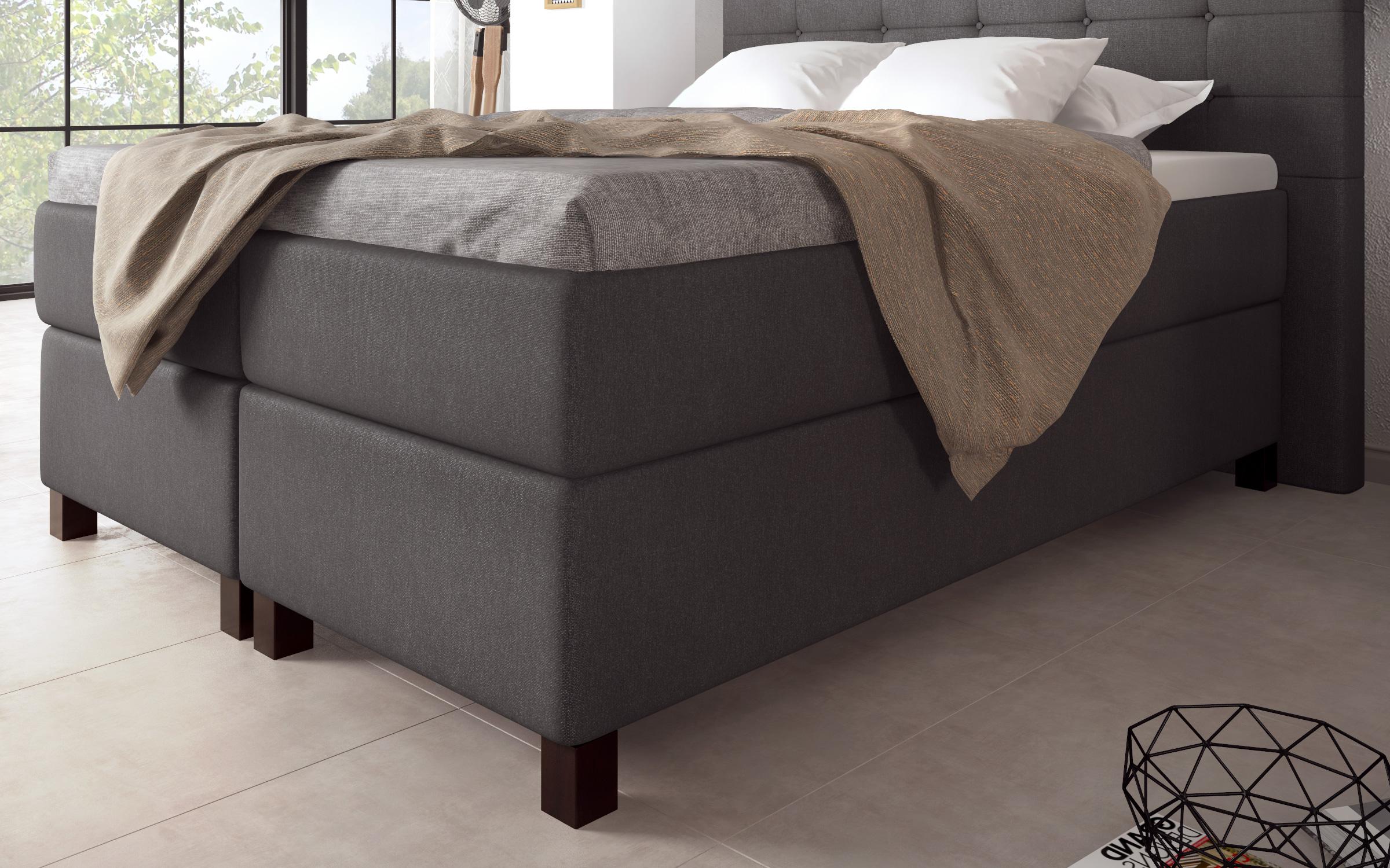 Krevat dopio Antara Boxspring, Gri  5